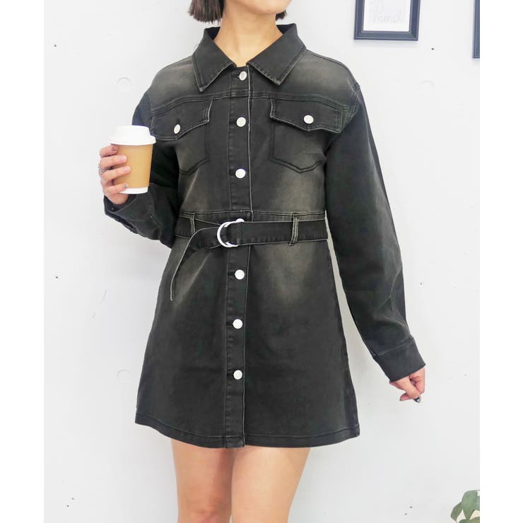 デニムミニワンピース | FUN | 詳細画像6 