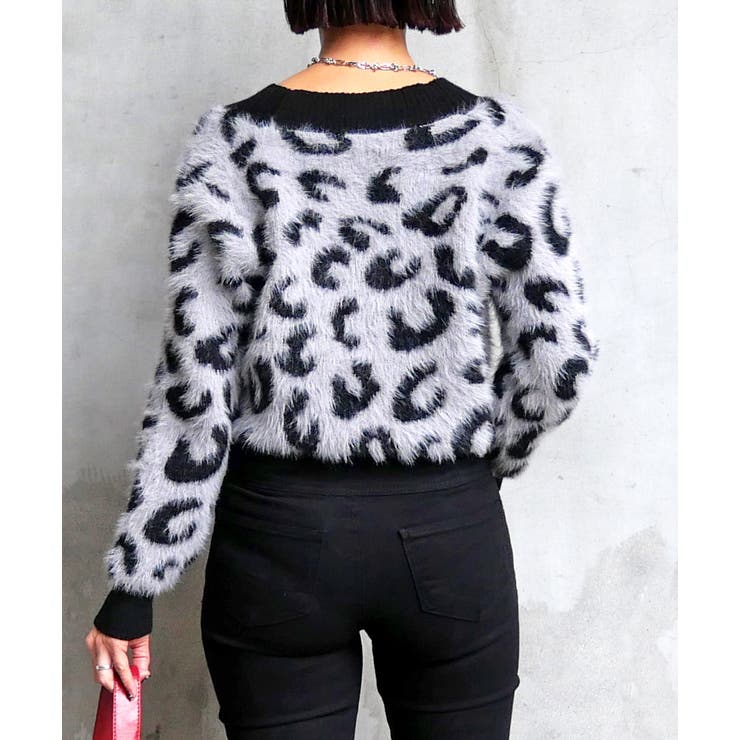 シャギーヒョウガラカーデ | FUN | 詳細画像3 