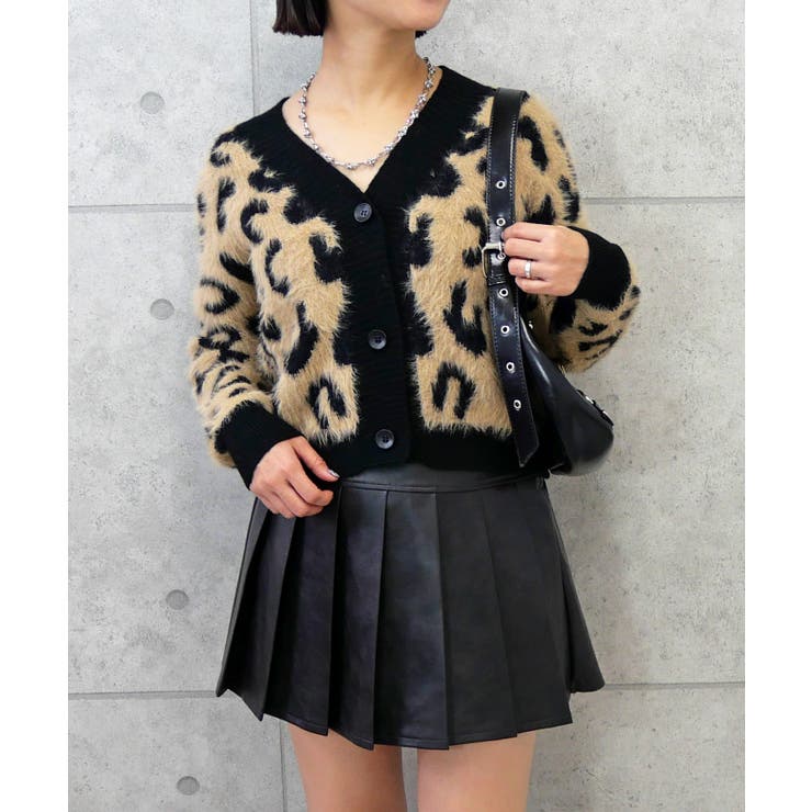 シャギーヒョウガラカーデ | FUN | 詳細画像5 