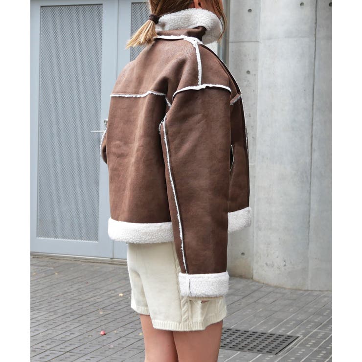 ムートンライダースジャケット | FUN | 詳細画像2 