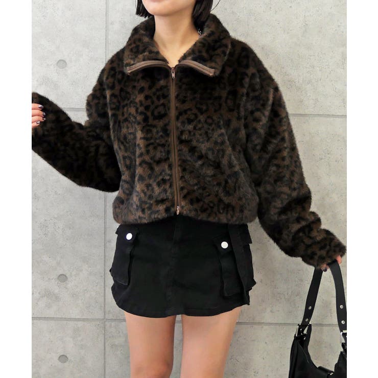 レオパードファージャケット | FUN | 詳細画像1 