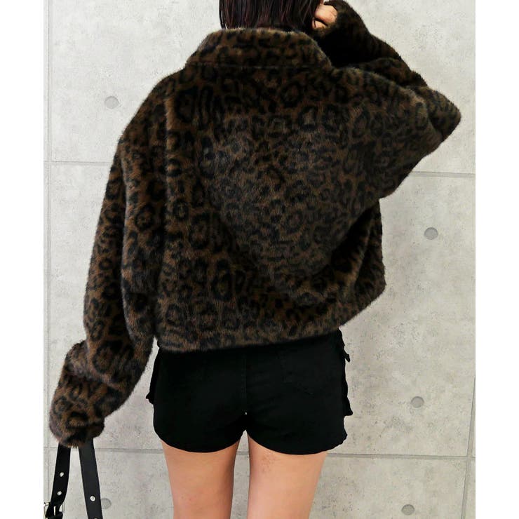 レオパードファージャケット | FUN | 詳細画像3 