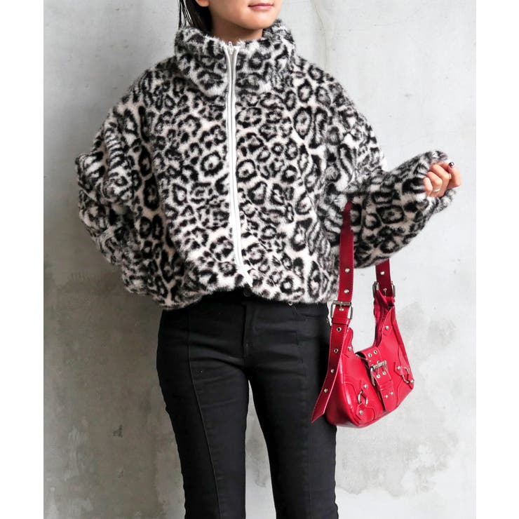 オフ | レオパードファージャケット | FUN