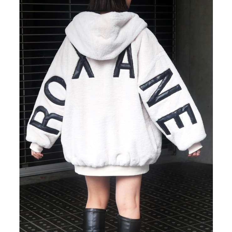 アイボリー | ファーロゴブルゾン | FUN