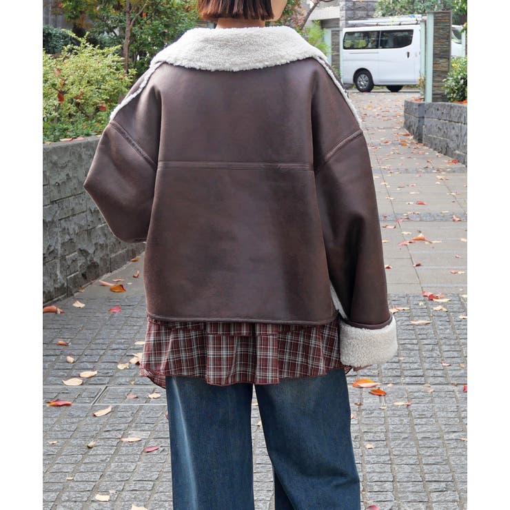 ボンディングムートンジャケット | FUN | 詳細画像3 