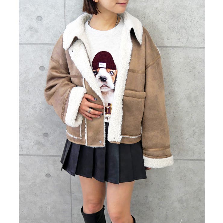 ボンディングムートンジャケット | FUN | 詳細画像7 