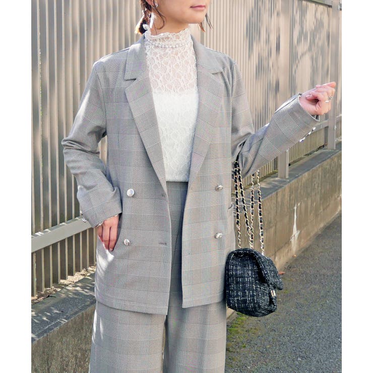 ブラウン系 | キンボタンジャケット | FUN