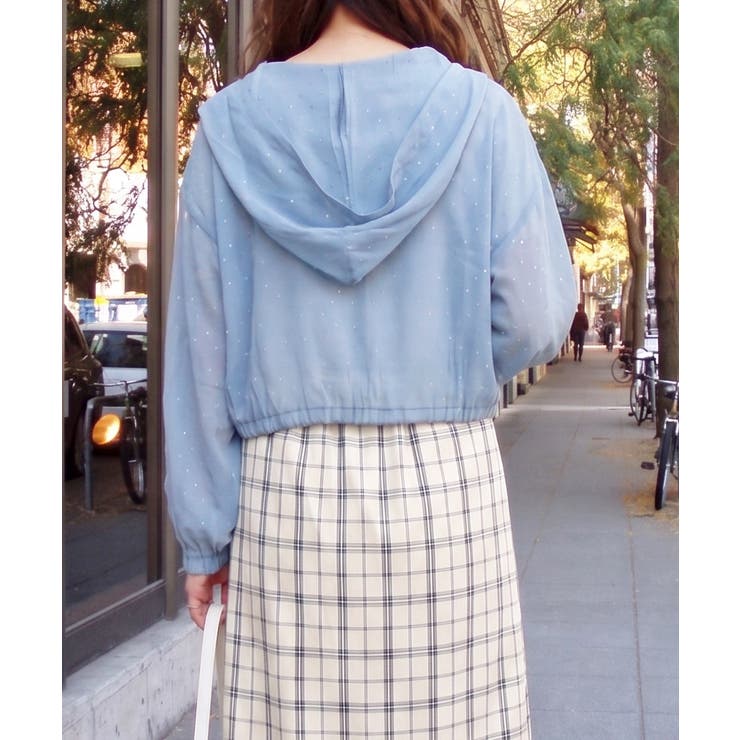 ラインストーンシアーブルゾン | FUN | 詳細画像3 