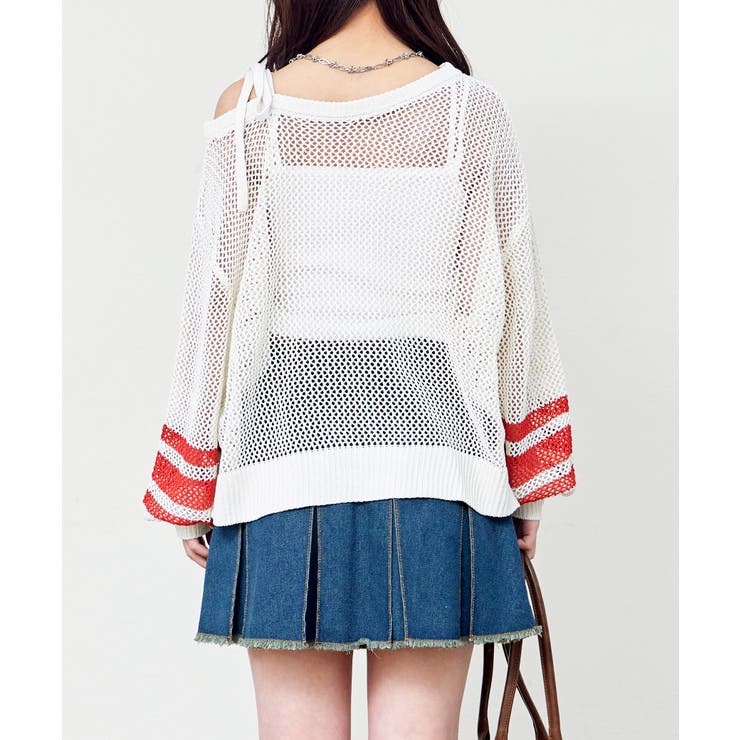 ナンバリングメッシュニット | FUN | 詳細画像3 