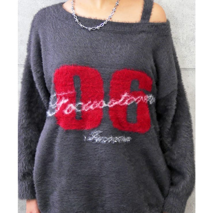 ナンバリングシャギーニット | FUN | 詳細画像4 