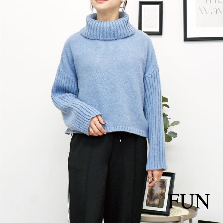 タートルネックニット[品番：TRNW0000683]｜FUN（ファン）のレディース