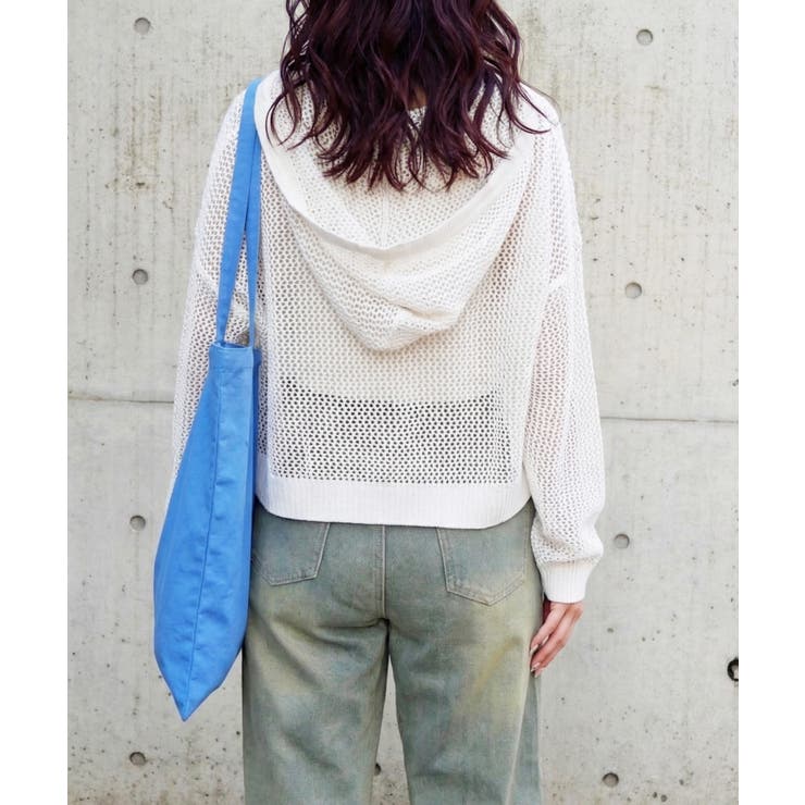 メッシュフードニット | FUN | 詳細画像3 