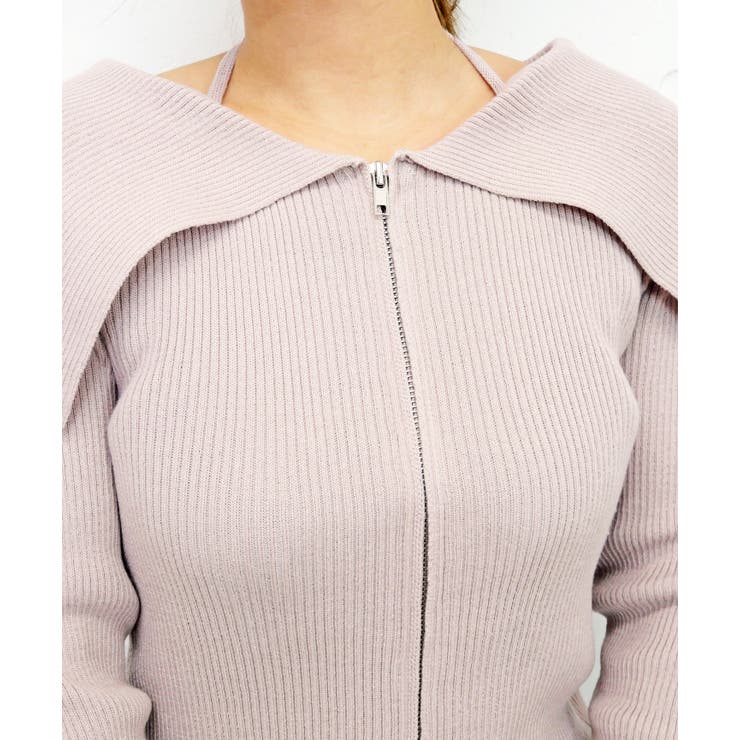 ジップホルターニット | FUN | 詳細画像4 