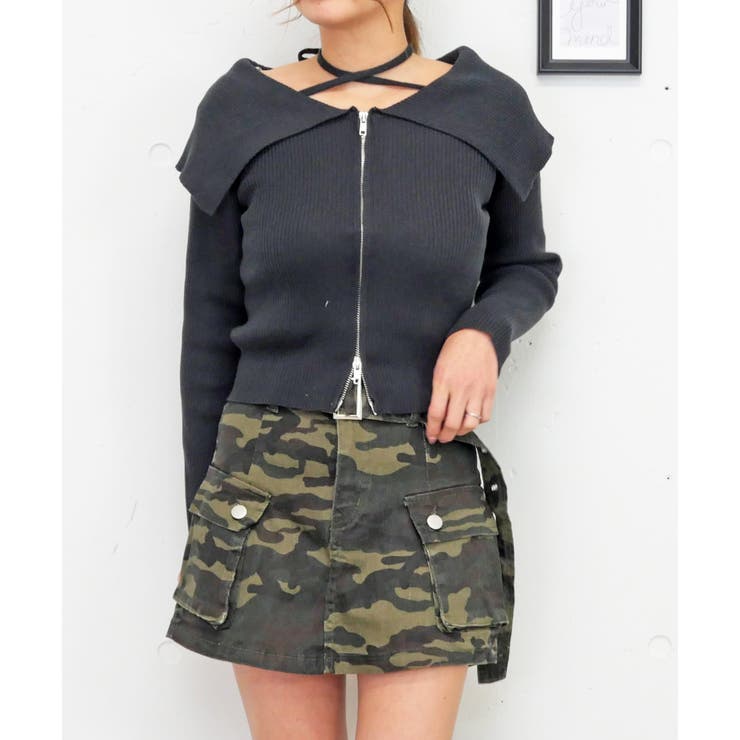 ジップホルターニット | FUN | 詳細画像8 