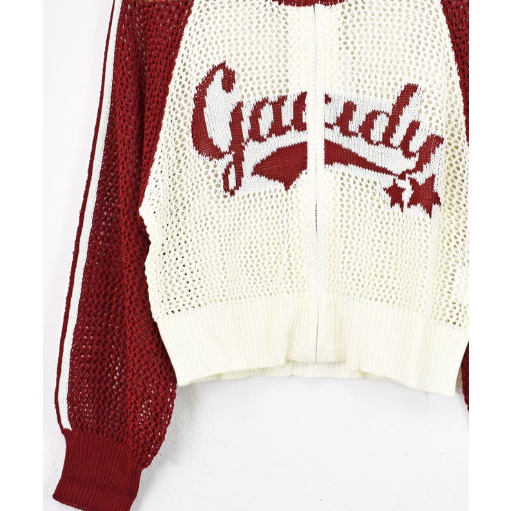 ニット・セーター CPGN STUDIO Stripe Wappen Knit 4FT1902 CPGN STUDIO】24FW☆ Ribbon Brush CROP Knit (CPGN