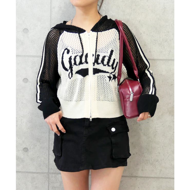 メッシュフードロゴニット | FUN | 詳細画像1 