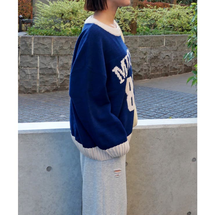 モールナンバリングニット | FUN | 詳細画像2 