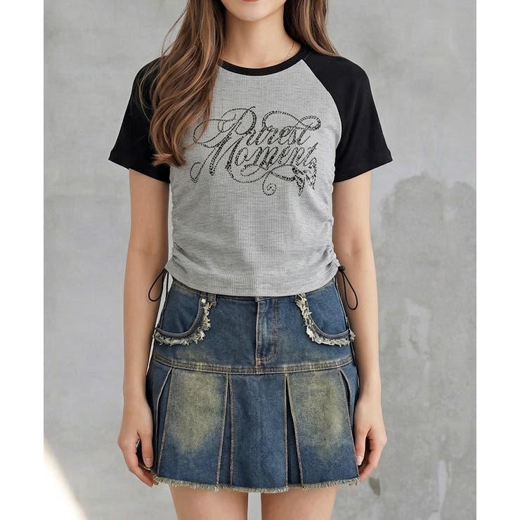 ラメロゴカットソー | FUN | 詳細画像4 