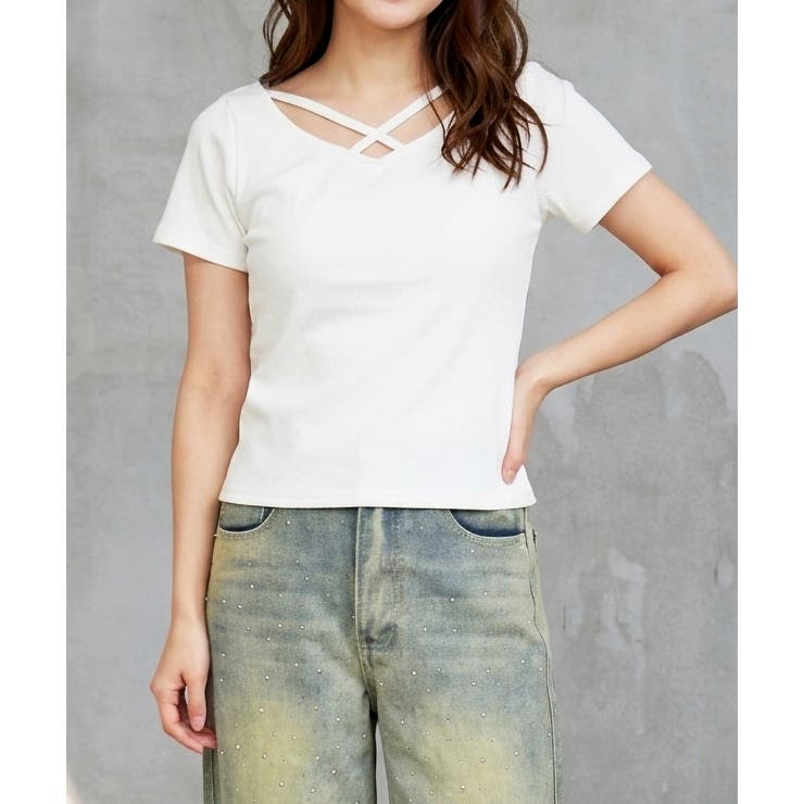 リブクロスプルオーバー | FUN | 詳細画像2 