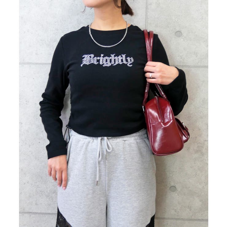 ストーンロゴリブカットソー | FUN | 詳細画像5 