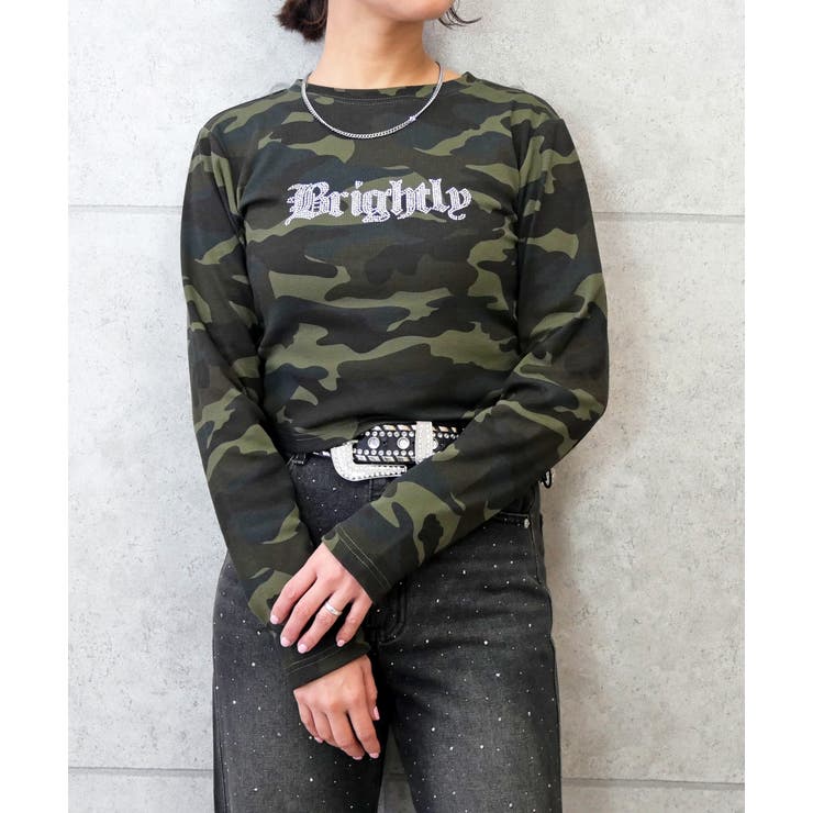 ストーンロゴリブカットソー | FUN | 詳細画像8 