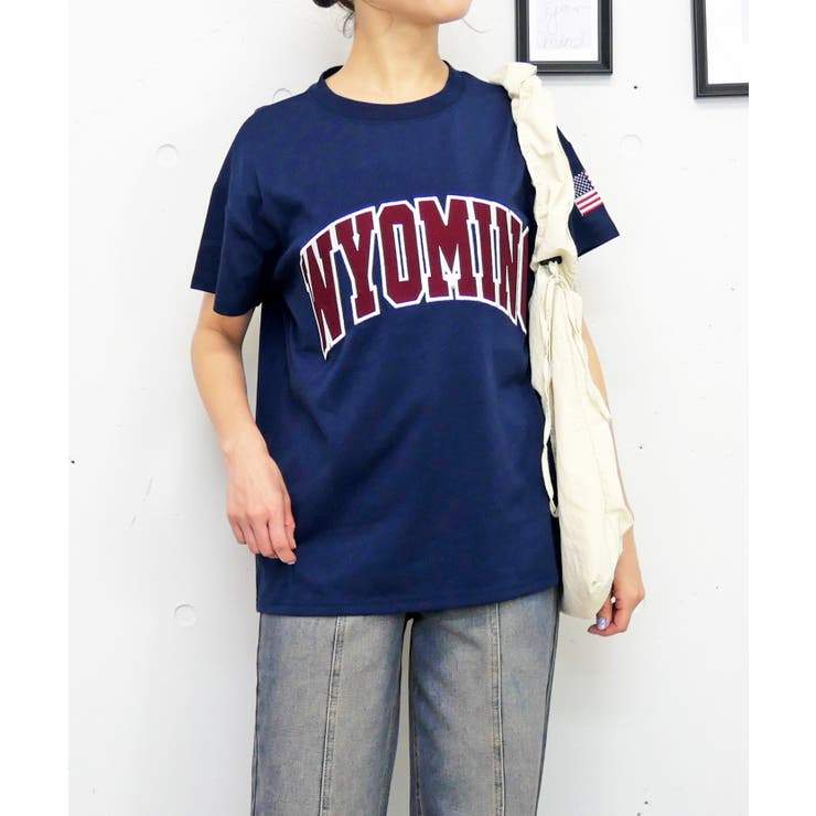 ネイビー | ロゴワッペンT | FUN