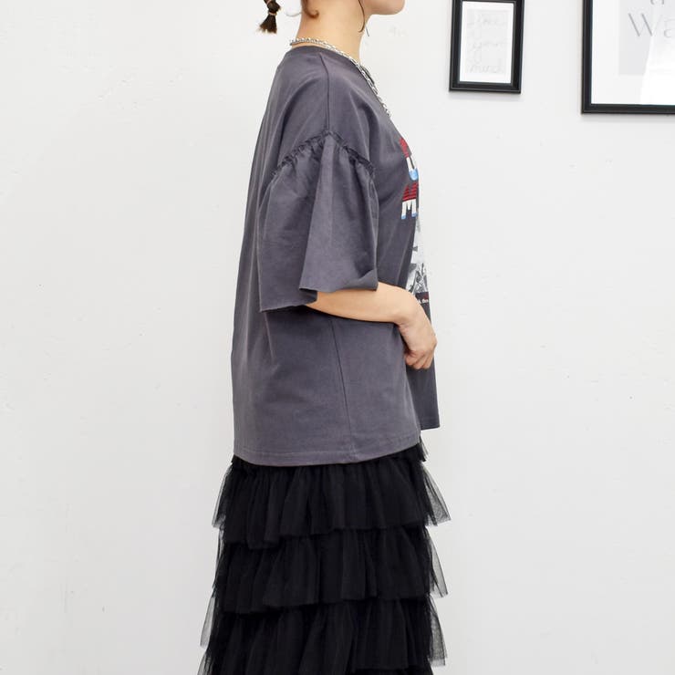 ロックフリルT[品番：TRNW0001157]｜FUN（ファン）｜レディース｜Shoplist