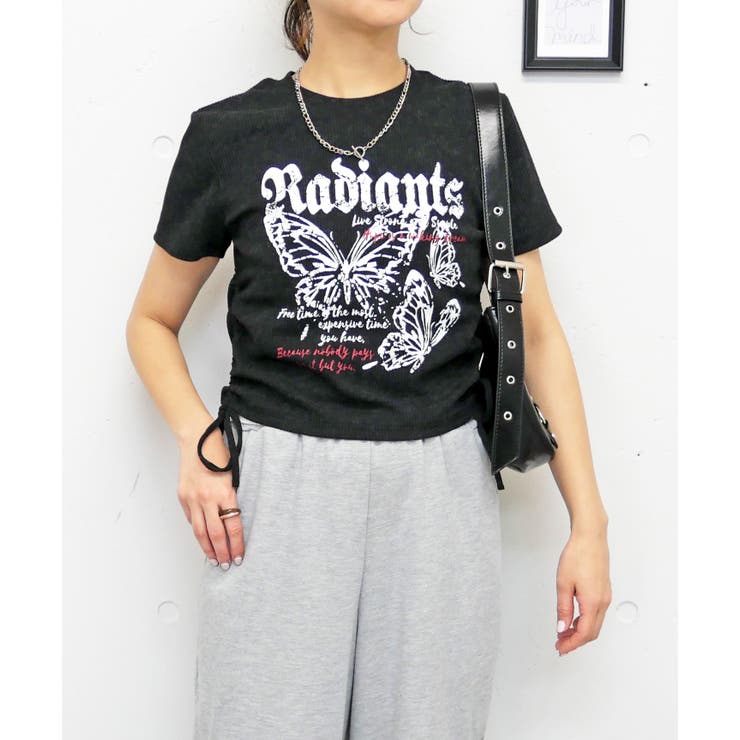 バタフライテレコカットソー | FUN | 詳細画像5 