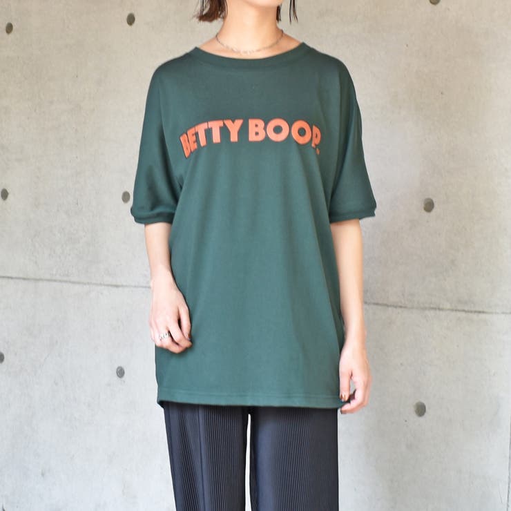 Lサイズ】クールトリコットVネックドルマンスリーブトップス