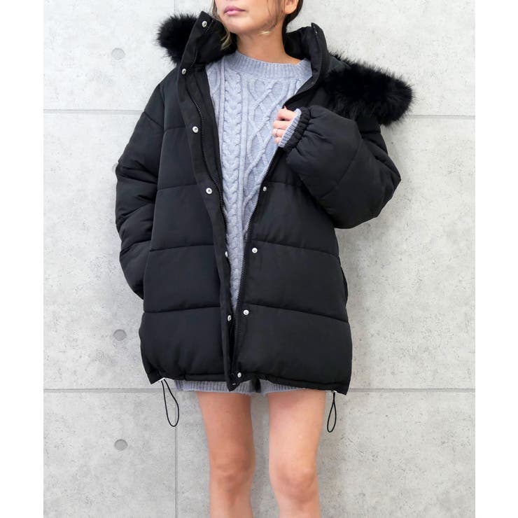 ブラック | ベルトツキナカワタコート | FUN