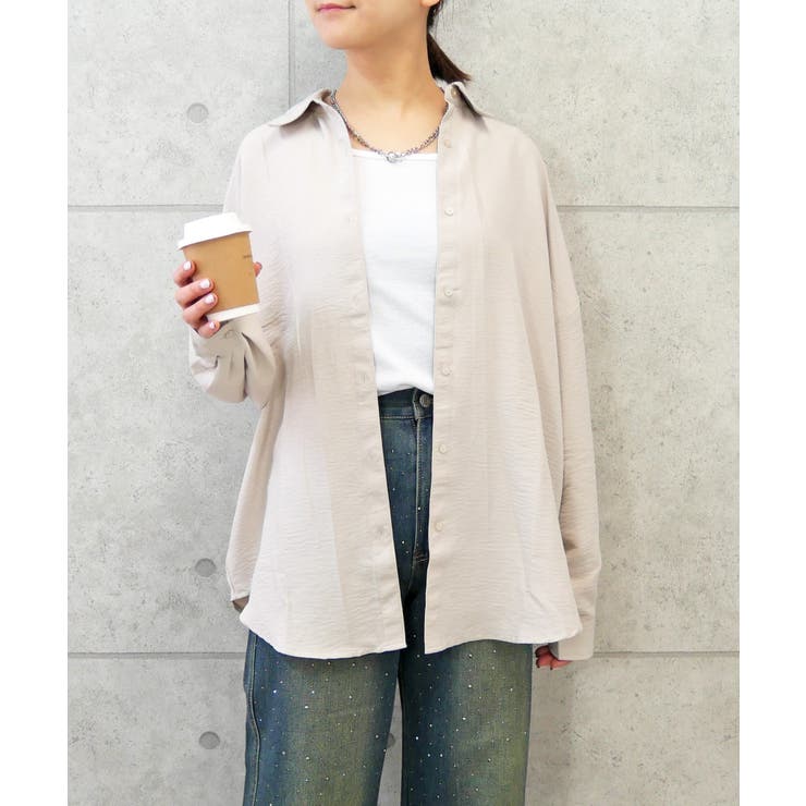 ベージュ | ユルシャツタンクセット | FUN