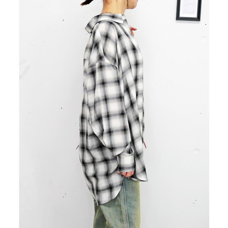 チェック2WAYシャツ | FUN | 詳細画像2 