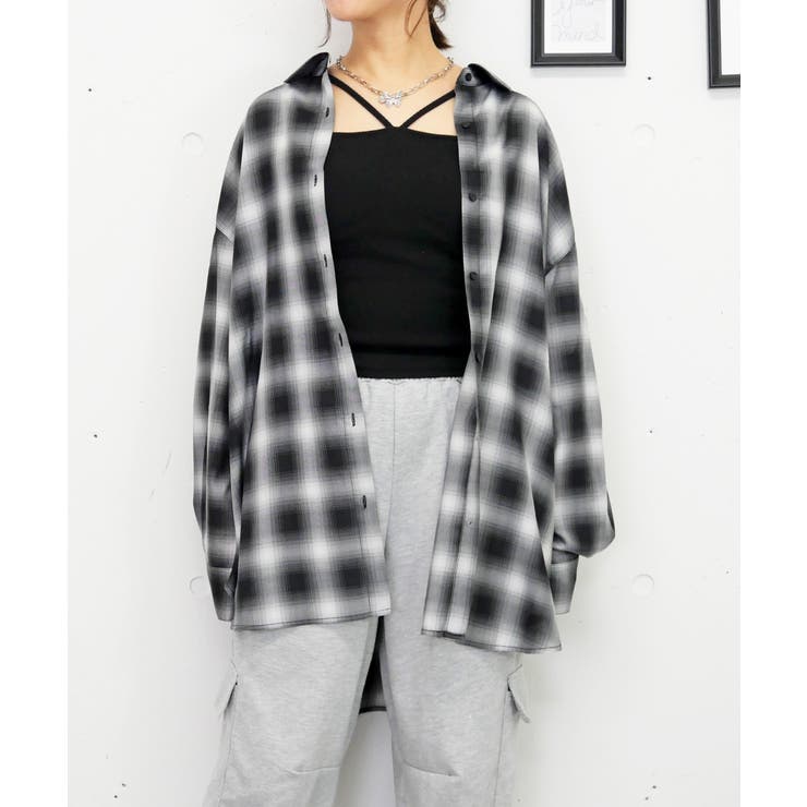 チェック2WAYシャツ | FUN | 詳細画像4 