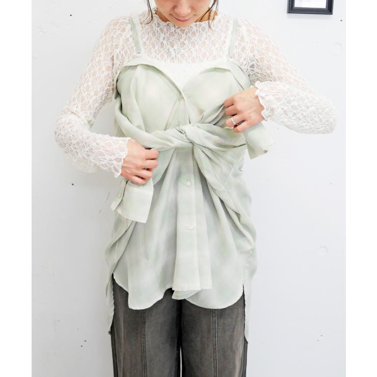 チェック2WAYシャツ | FUN | 詳細画像6 