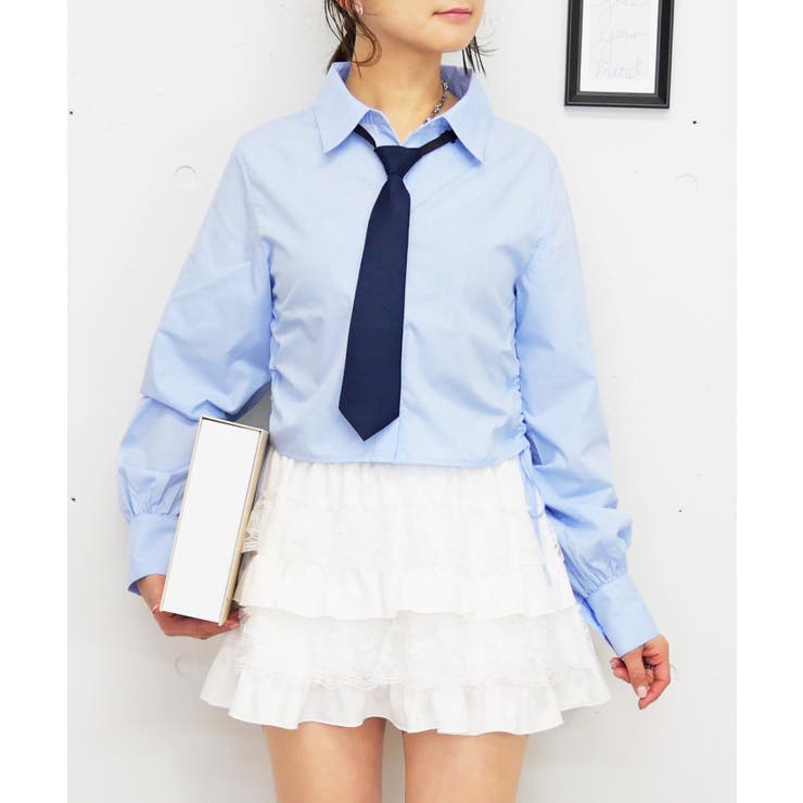 ネクタイツキブラウス | FUN | 詳細画像8 