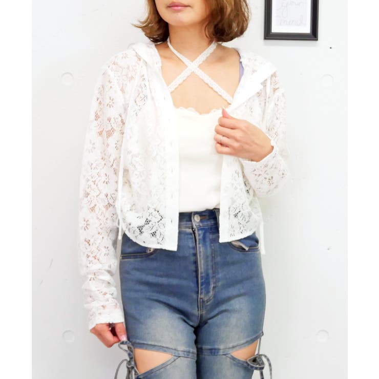 オフ | フードツキレースシャツ | FUN