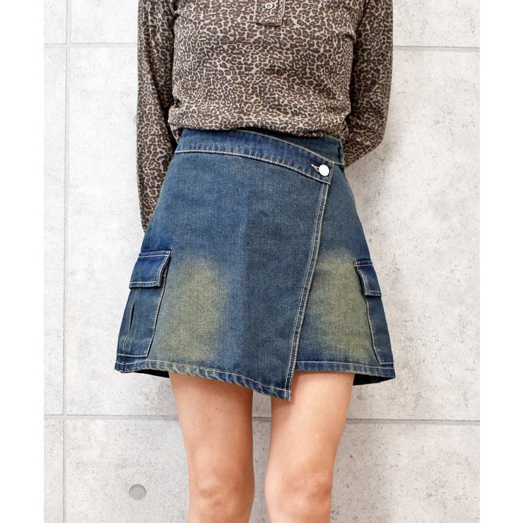 デニムラップスカート[品番：TRNW0001965]｜FUN（ファン）のレディース