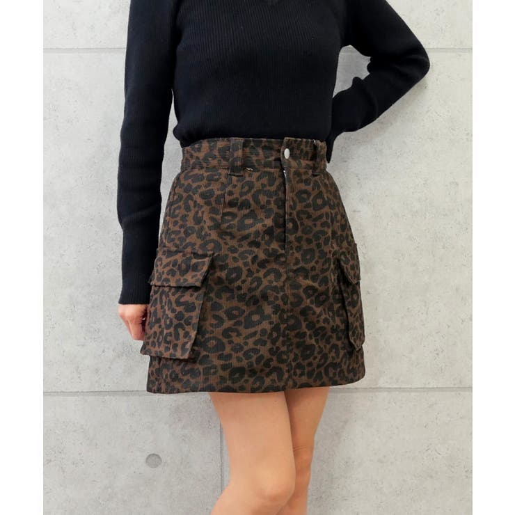 レオパード | コールテンミニスカート | FUN