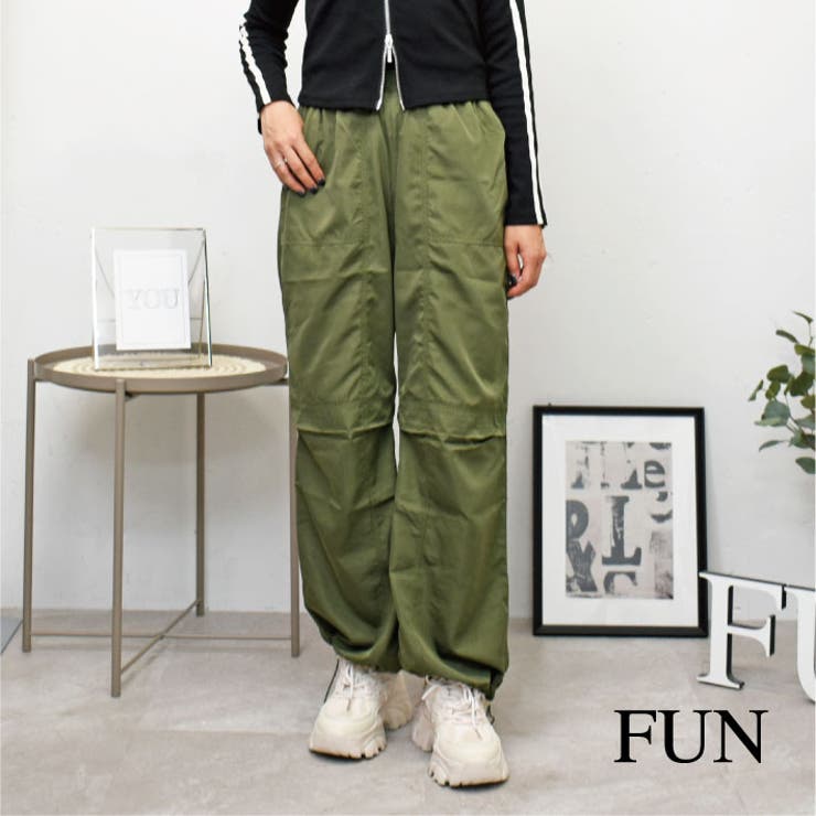 ナイロンパンツ[品番：TRNW0000571]｜FUN（ファン）｜レディース｜Shoplist