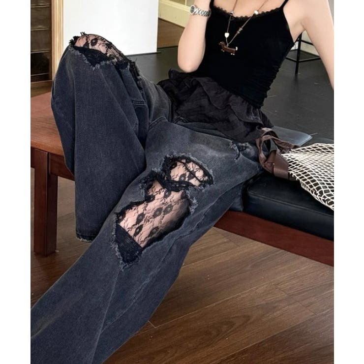 ダメージレースパンツ | FUN | 詳細画像1 