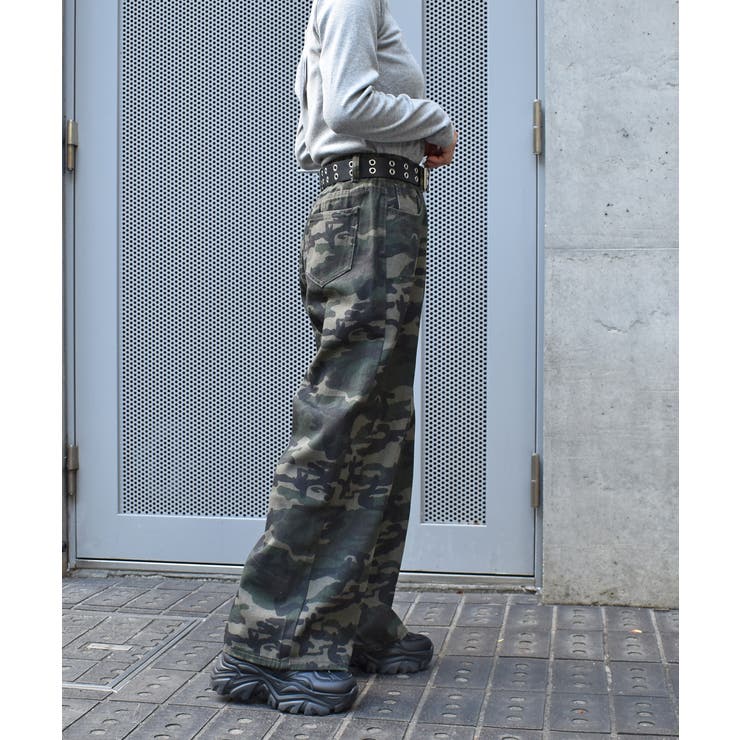 カモフラワイドパンツ | FUN | 詳細画像2 