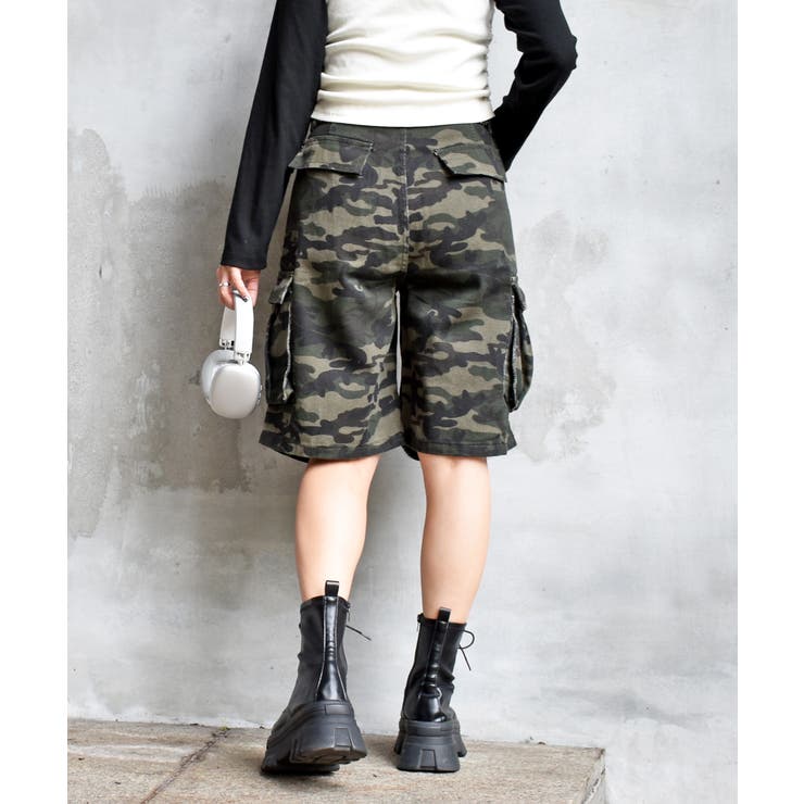 カモフラハーフパンツ | FUN | 詳細画像3 