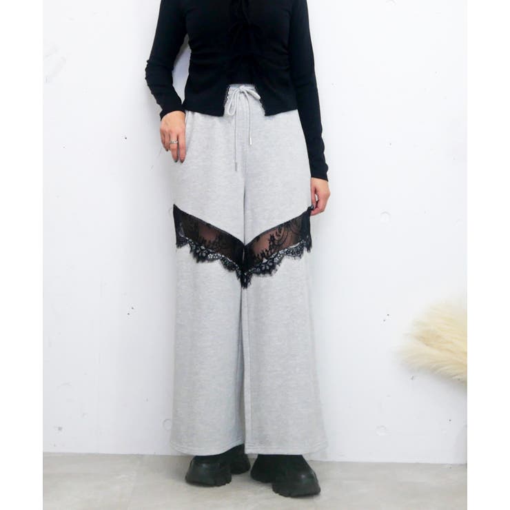 レースキリカエスウェットパンツ | FUN | 詳細画像2 