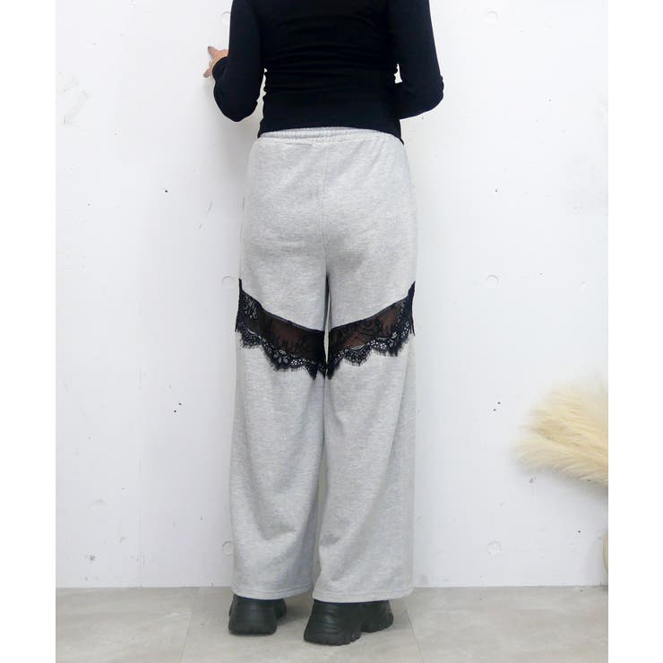 レースキリカエスウェットパンツ | FUN | 詳細画像3 