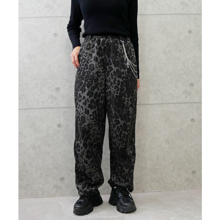 レオパード | チェーンツキスウェットパンツ | FUN