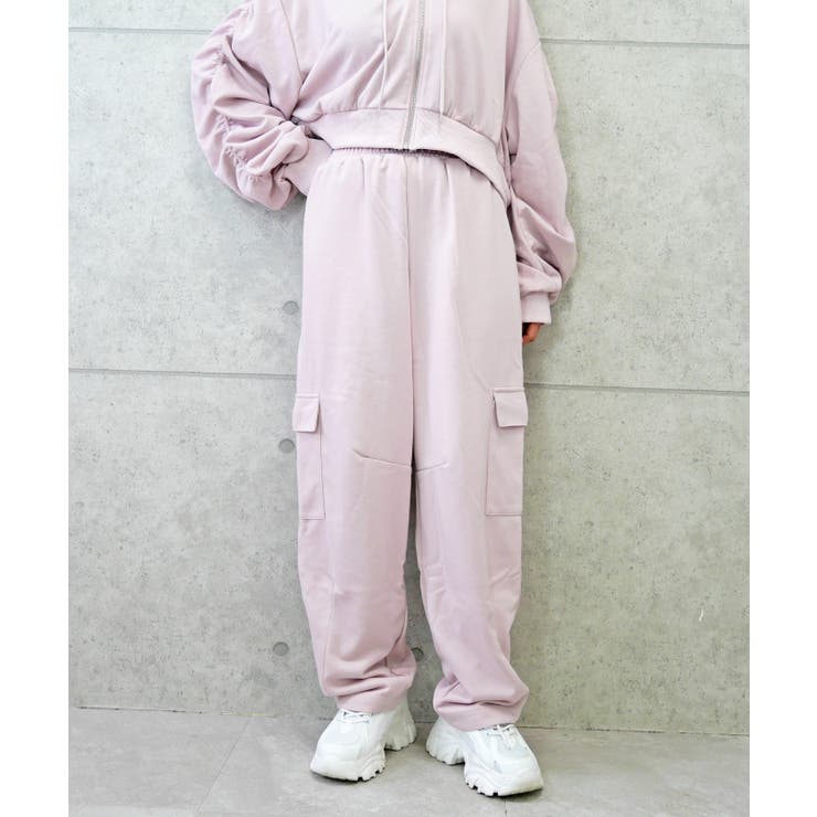 ピンク | ラメスウェットパンツ | FUN