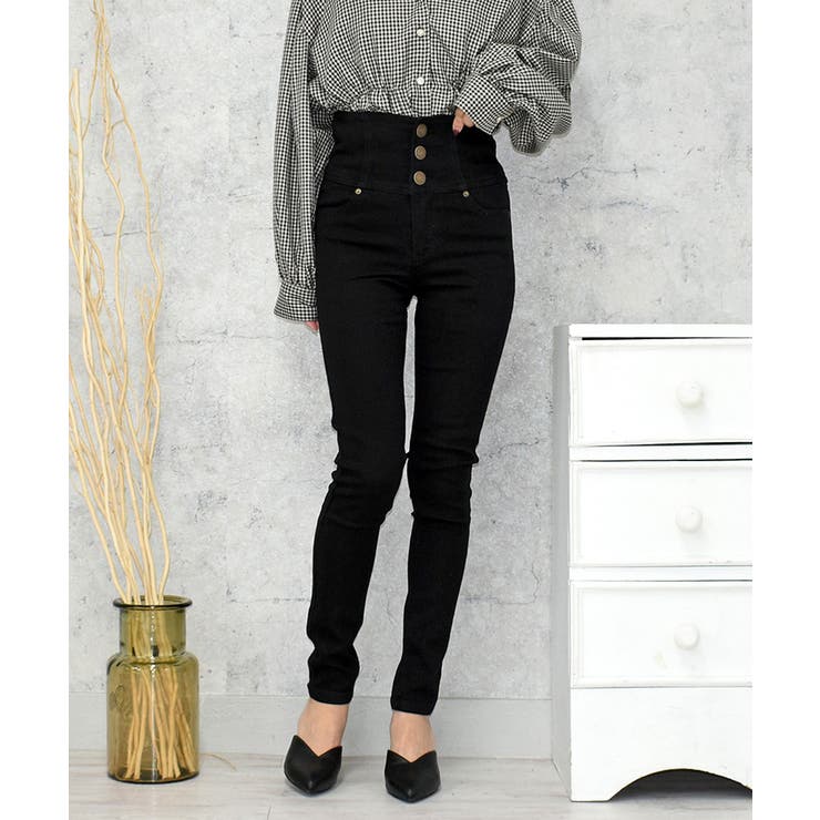 ボタンスキニーパンツ | FUN | 詳細画像1 