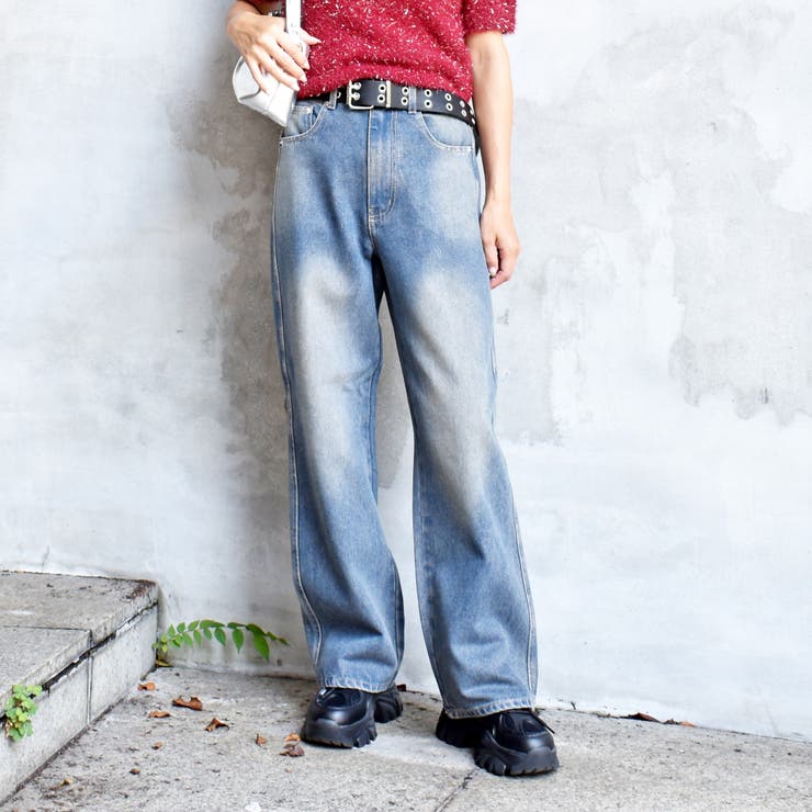 ハートスプレーデニム[品番：TRNW0001243]｜FUN（ファン）の