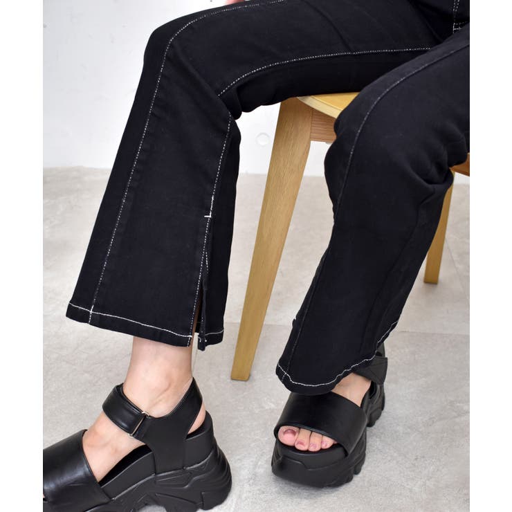 デニムフレアーパンツ | FUN | 詳細画像24 