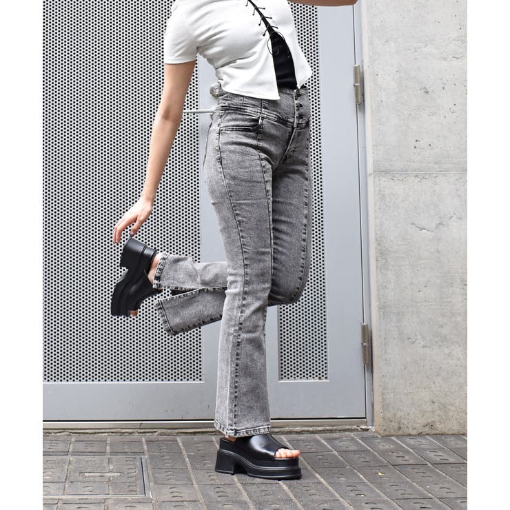 デニムフレアーパンツ | FUN | 詳細画像44 